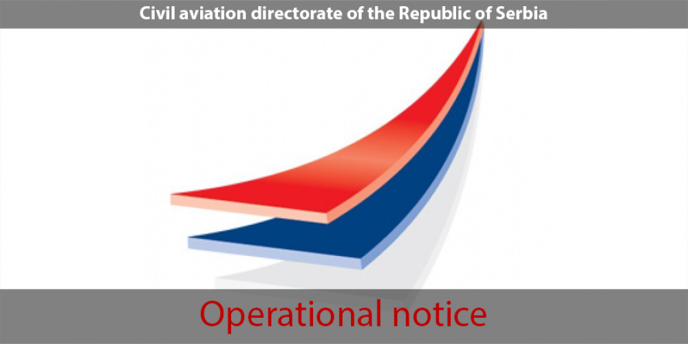 Operational Notification - Facilitation of trainings and checks