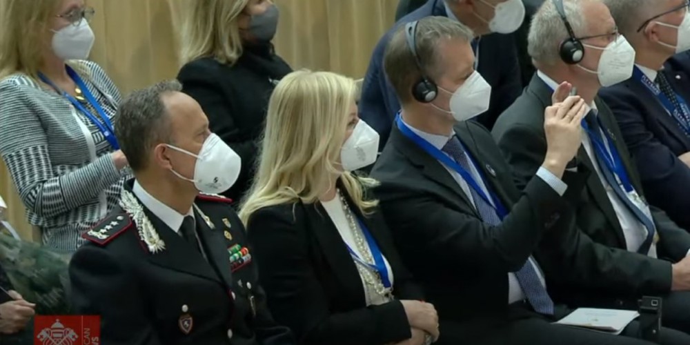 Director of Serbian Civil Aviation Mirjana Cizmarov Attended Pope Frances Audience