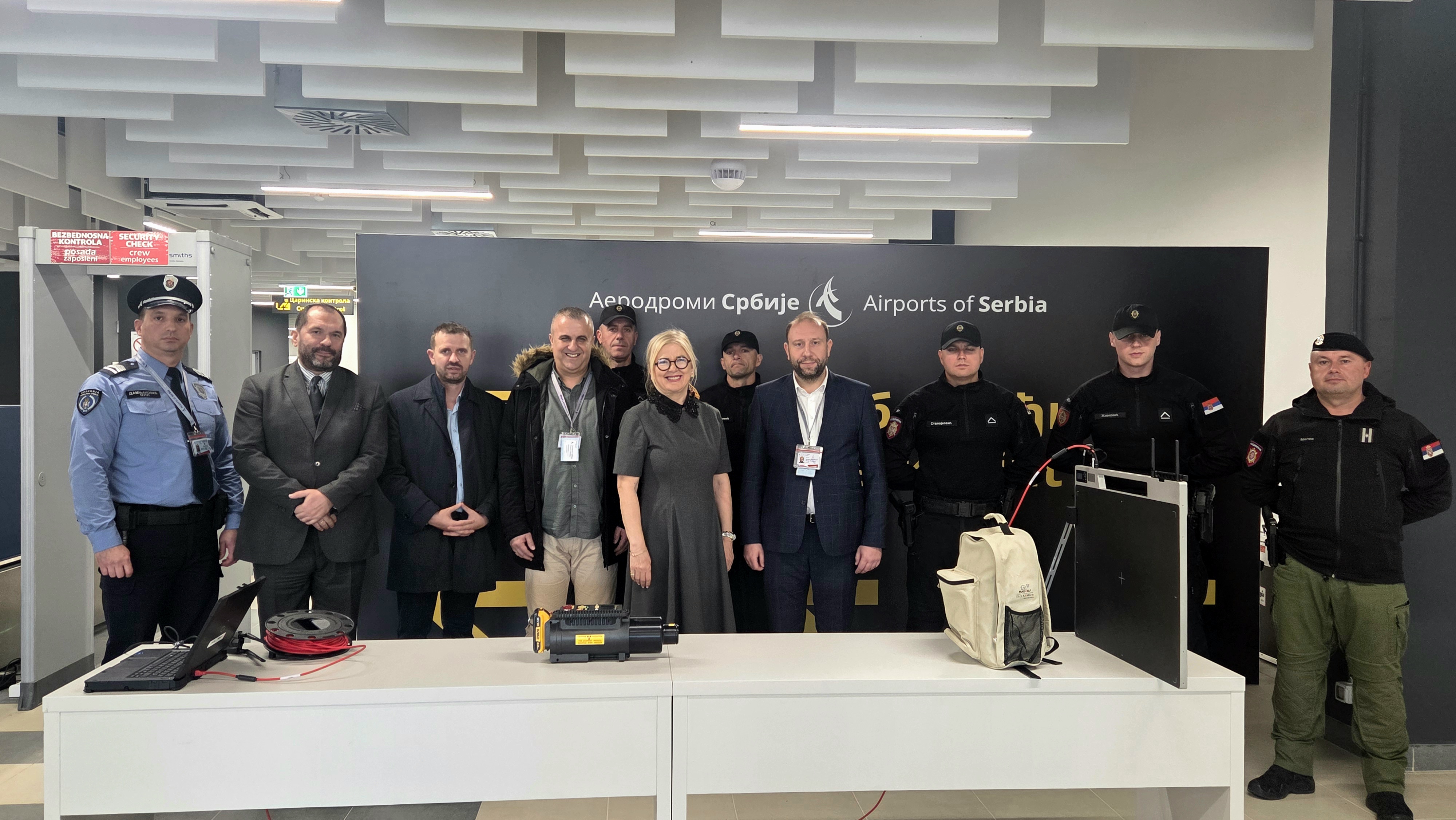 Donation by the Directorate – New Equipment for Enhancing Security Placed into Operation at Niš Airport