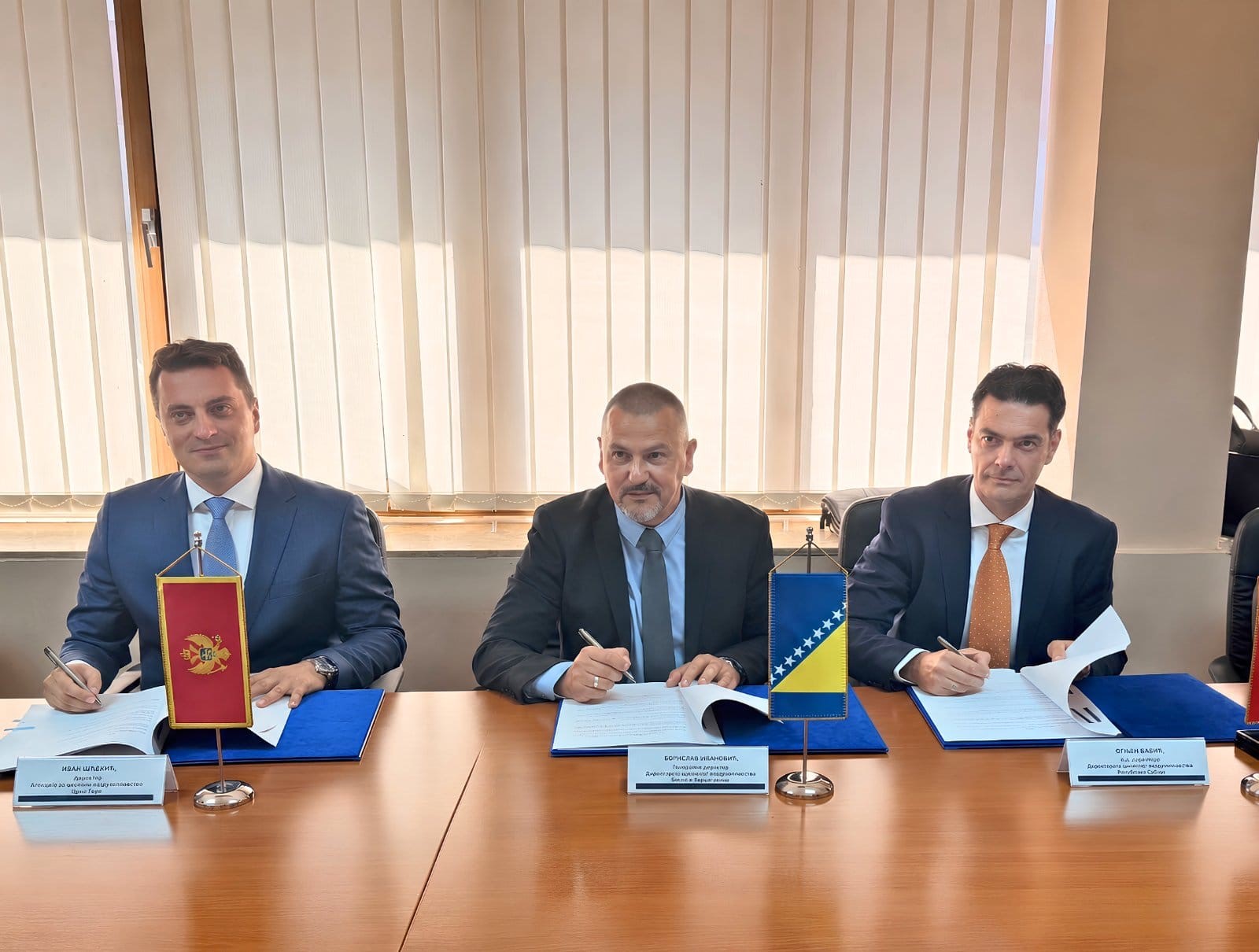 Serbia, Bosnia and Herzegovina, and Montenegro Sign Coordination Agreement to Strengthen Civil Aviation Oversight Cooperation
